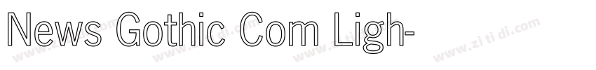 News Gothic Com Ligh字体转换